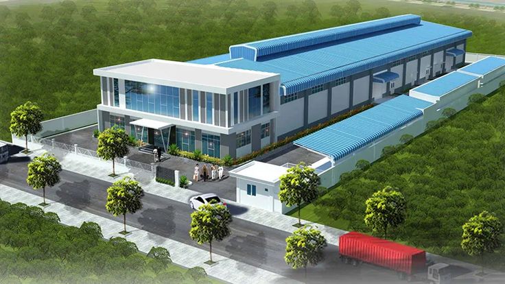Thiết kế – Thi công Nhà Xưởng Công Nghiệp Uy tín